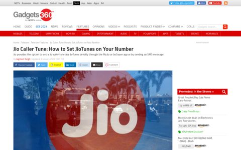 Jio Caller Tune: How to Set JioTunes on Your Number | NDTV ...