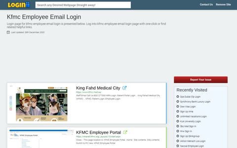 Kfmc Employee Email Login - Loginii.com