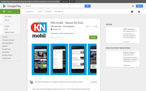 KN mobil - News für Kiel - Apps on Google Play