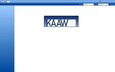 KAAW Mitarbeiterportal