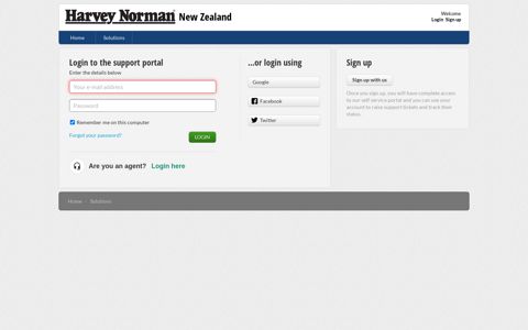 Sign into : Harvey Norman New Zealand