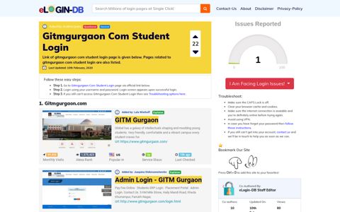 Gitmgurgaon Com Student Login