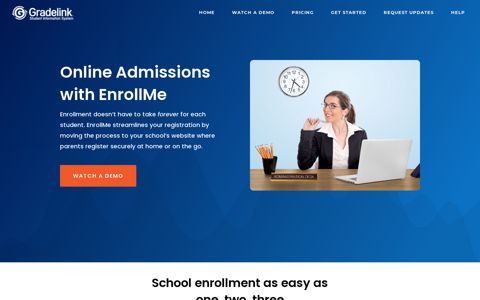 EnrollMe | Gradelink SIS Admissions Add-on