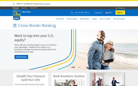 RBC Bank: Cross-Border Banking for Canadians in the US