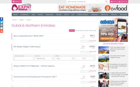 Dubai & Northern Emirates | ExpatWoman.com