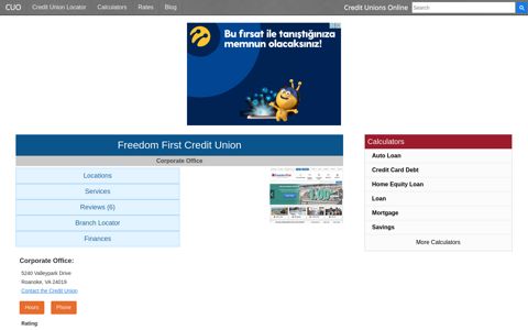 Freedom First Credit Union - Roanoke, VA