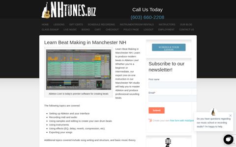 Learn Beat Making in Manchester NH - NHtunes.biz