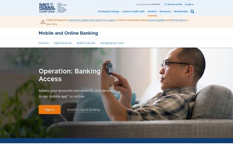 Mobile and Online Banking | Navy Federal Credit Union