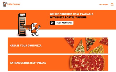 Online Ordering Now Available With Pizza Portal™ Pickup