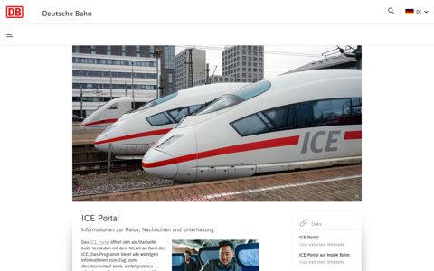 ICE Portal | Deutsche Bahn AG