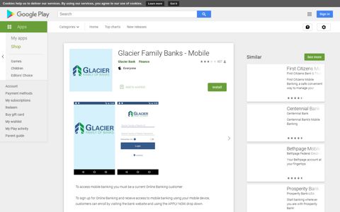 Glacier Family Banks - Mobile – Apps on Google Play