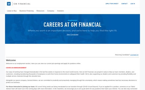 Find Jobs & Careers | GM Financial | GM Financial | Careers ...