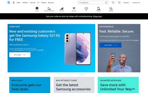 AT&T Official Site - Unlimited Data Plans, Internet Service, & TV