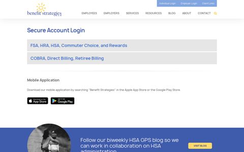 Secure Account Login - Benefit Strategies