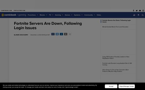 Fortnite Servers Are Down, Following Login Issues
