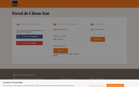 Portal do Cliente Itau