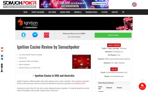 Ignition Casino Review and Deals by Somuchpoker: 3000 ...