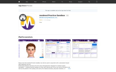 ‎modmed Practice Sandbox on the App Store