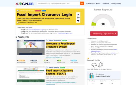 Fssai Import Clearance Login - login login login login 0 Views