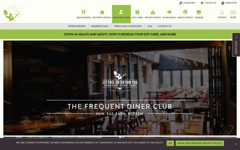 Frequent Diner Club - Lettuce Entertain You's Loyalty Club