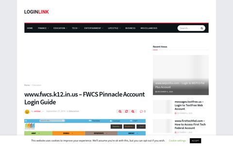 www.fwcs.k12.in.us - FWCS Pinnacle Account Login Guide ...