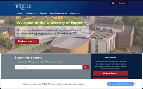 University of Exeter: Home