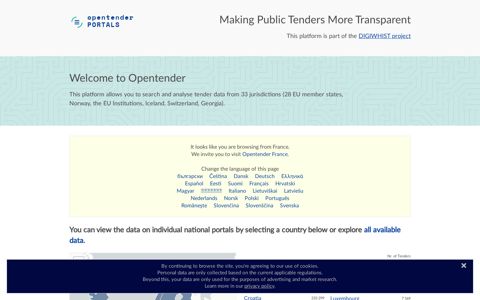 Opentender Portals - Opentender