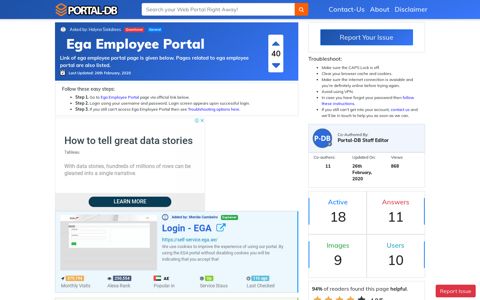 Ega Employee Portal