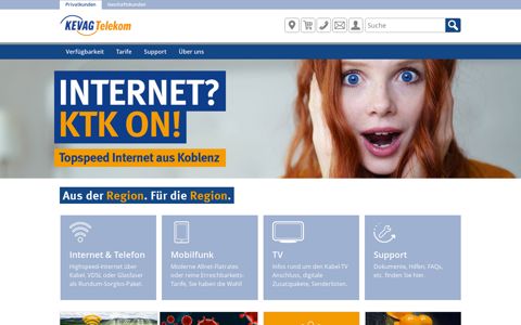 KEVAG Telekom: Startseite PK