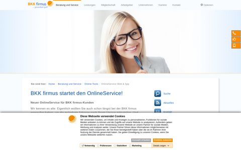 OnlineService Web & App - BKK firmus