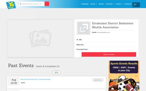 Ernakulam District Badminton Shuttle Association | Upcoming ...