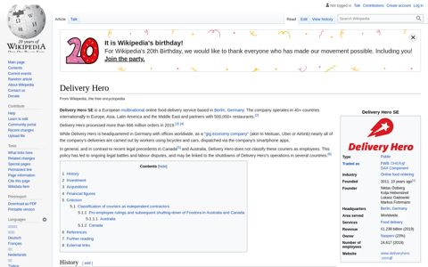 Delivery Hero - Wikipedia
