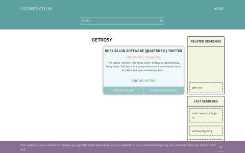 getrosy - General Information about Login - Logines.co.uk