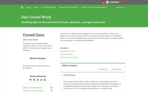 Crowd Guru -Fair Crowd Work