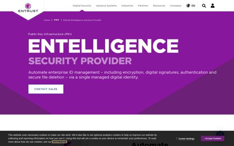 Entrust Entelligence Security Provider