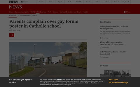 Parents complain over gay forum poster in Catholic school ...