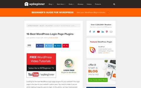 16 Best WordPress Login Page Plugins - WPBeginner