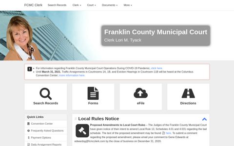 Franklin County Municipal Court Clerk