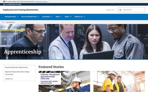 Apprenticeship | U.S. Department of Labor