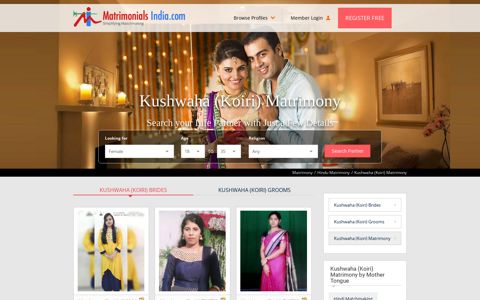 Kushwaha (koiri) Matrimony - Matrimonials India