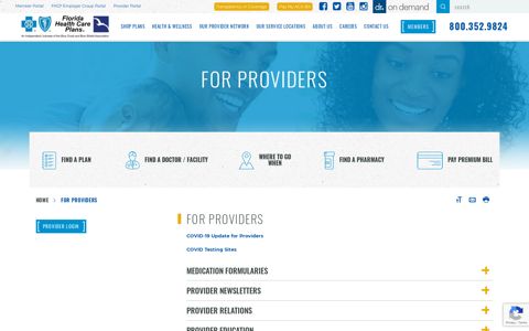 For Providers | Florida Health Care Plans