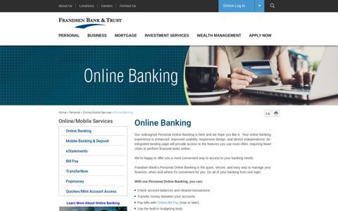 Online Banking - Frandsen Bank & Trust