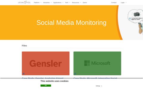 Social Media Monitoring - Lexalytics