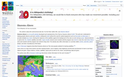 Heavens-Above - Wikipedia