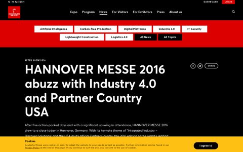 After Show 2016: HANNOVER MESSE 2016 abuzz with ...