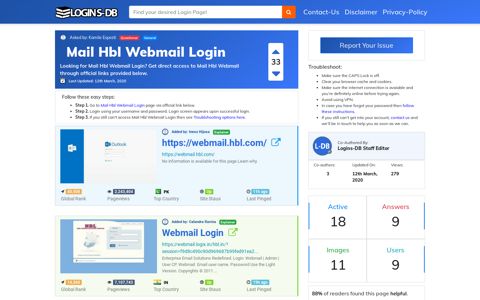 Mail Hbl Webmail Login - Logins-DB