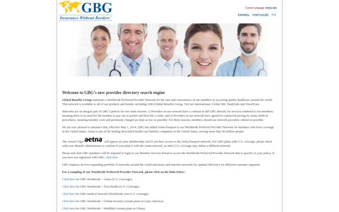 GBG's new provider directory search engine - Global Benefits ...