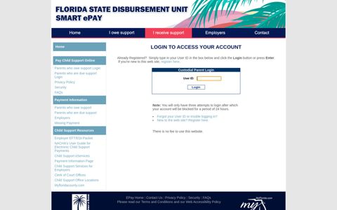 Parents who are due support Login - Florida Child Support ...