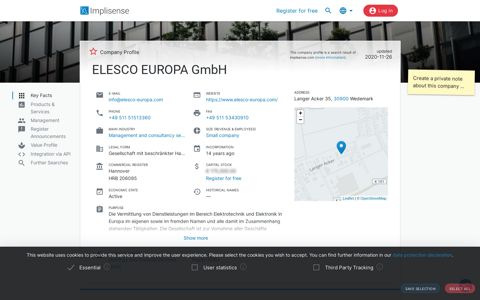 ELESCO EUROPA GmbH | Implisense