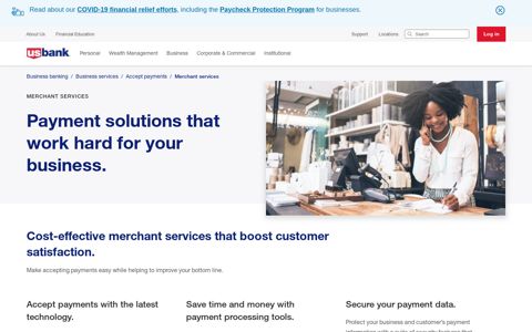 Merchant services for businesses | U.S. Bank